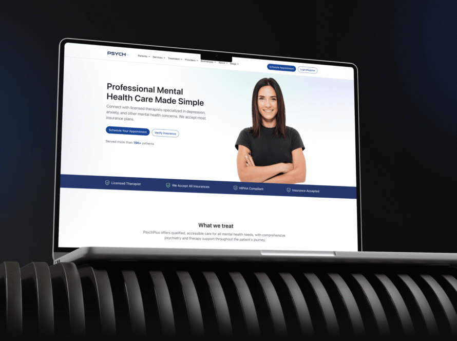 PsychPlus Landing Page