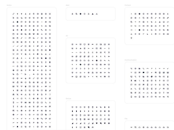 Icon library